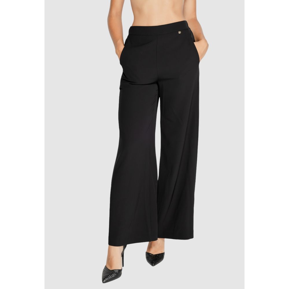 Rinascimento Black Polyester Jeans &amp; Pant