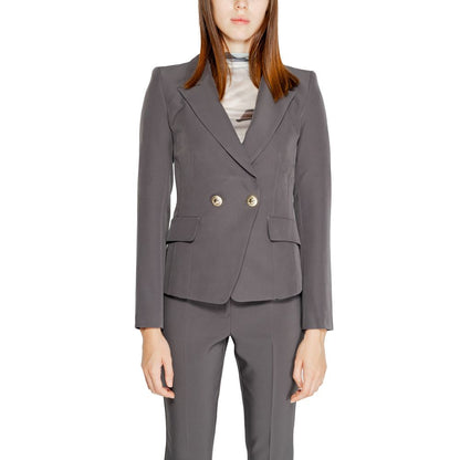 Rinascimento Gray Polyester Suits &amp; Blazer