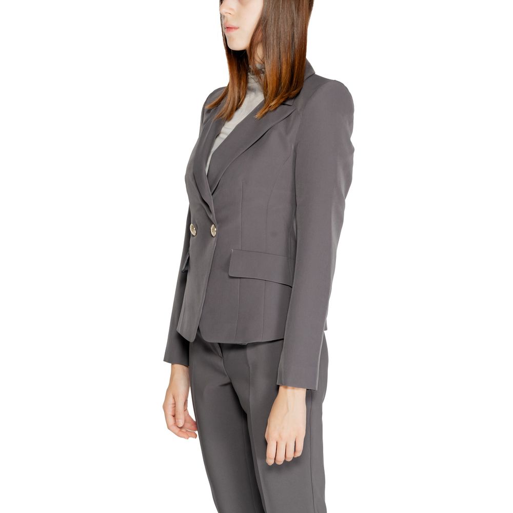 Rinascimento Gray Polyester Suits &amp; Blazer