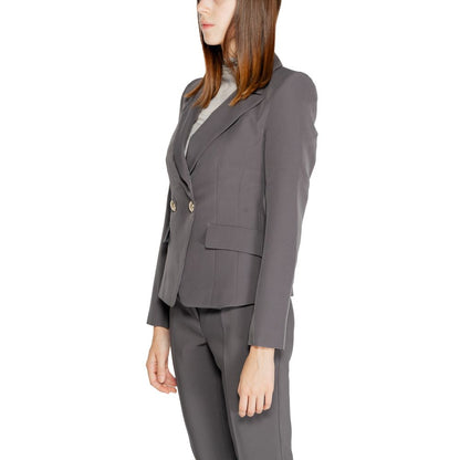 Rinascimento Gray Polyester Suits &amp; Blazer