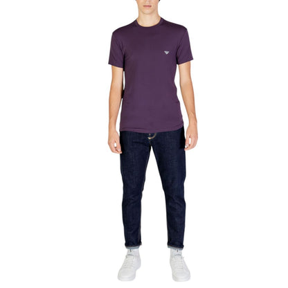 Emporio Armani Underwear Purple Modal T-Shirt