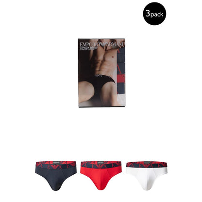 Emporio Armani Underwear Red Cotton Underwear