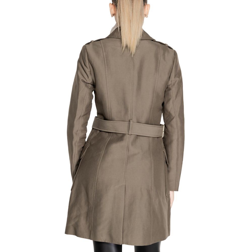 Morgan De Toi Green Polyester Jackets &amp; Coat