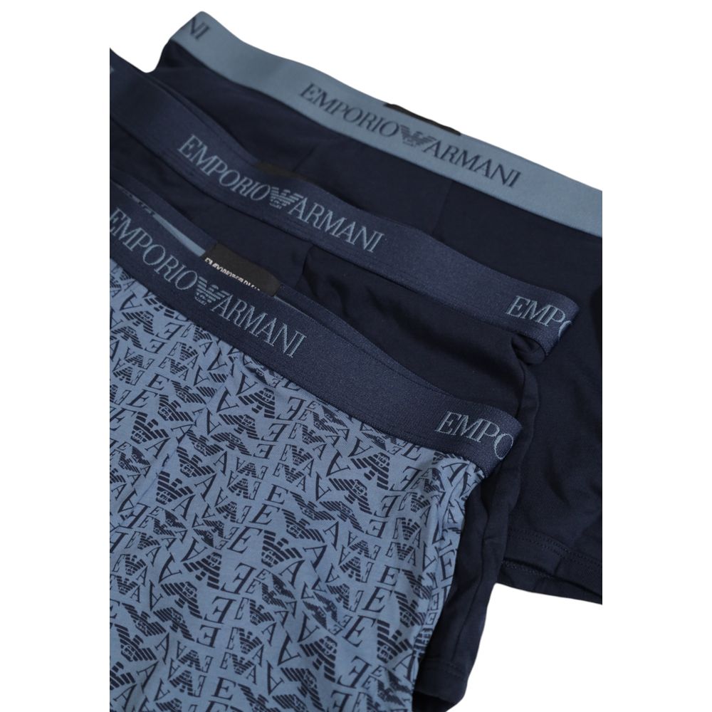 Emporio Armani Underwear Blue Polyester Underwear