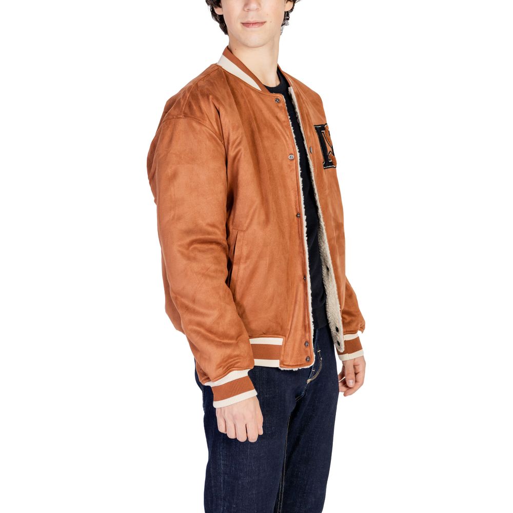 Only &amp; Sons Brown Polyester Jacket