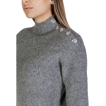 Morgan De Toi Gray Polyester Sweater