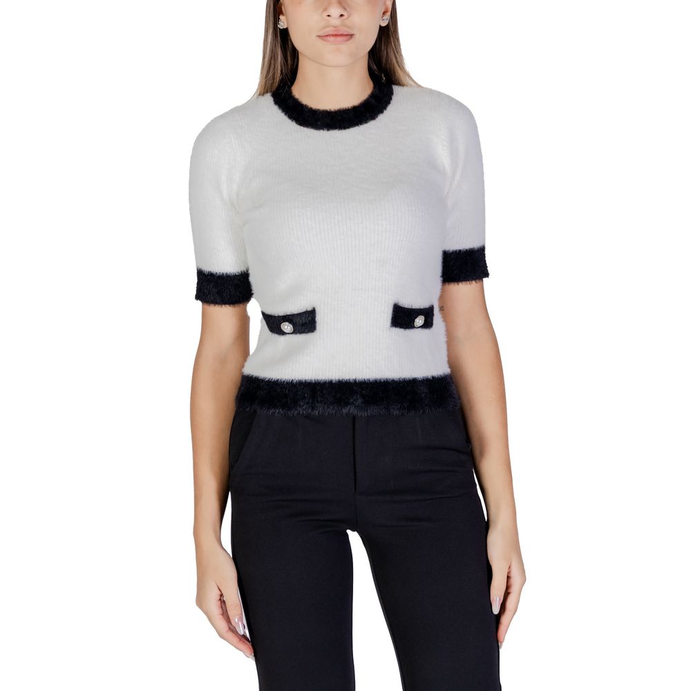 Morgan De Toi White Polyamide Sweater