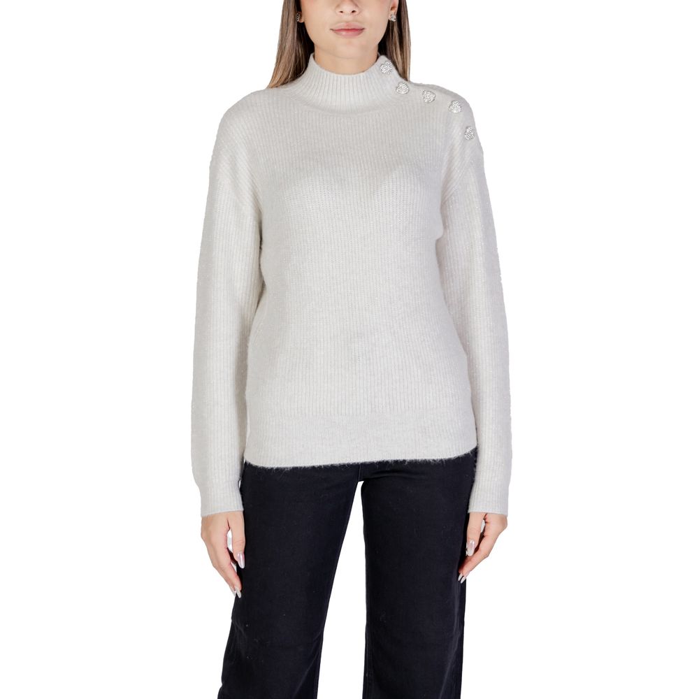 Morgan De Toi Cream Polyester Sweater