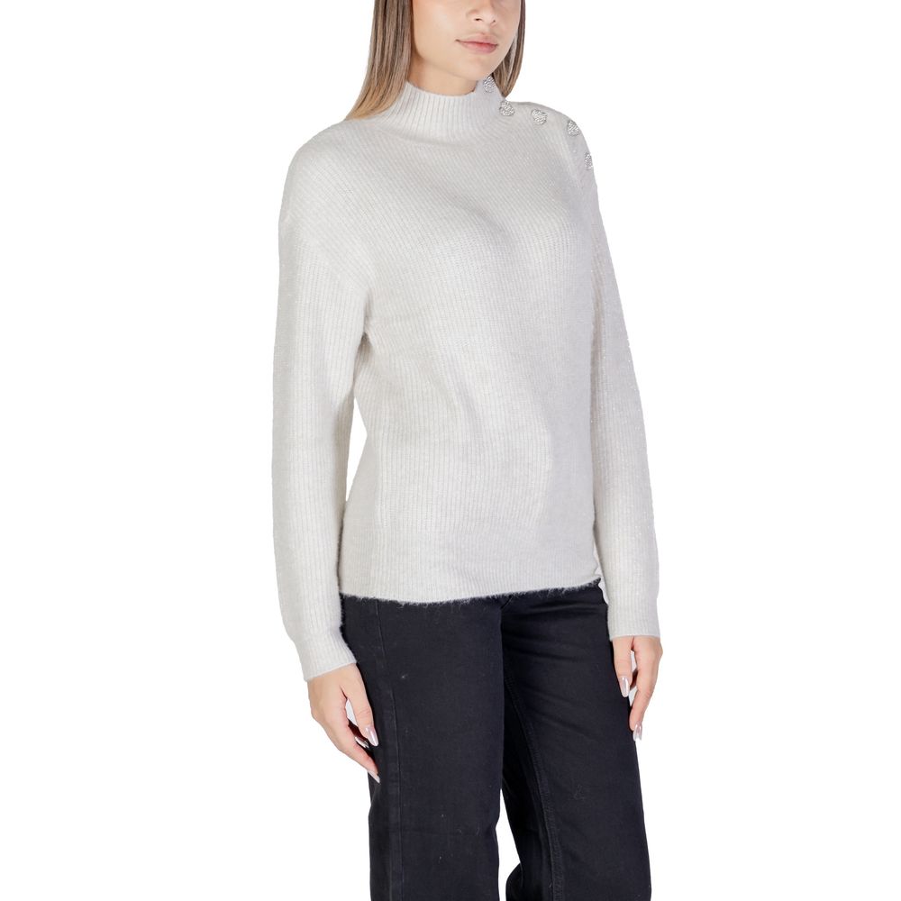 Morgan De Toi Cream Polyester Sweater