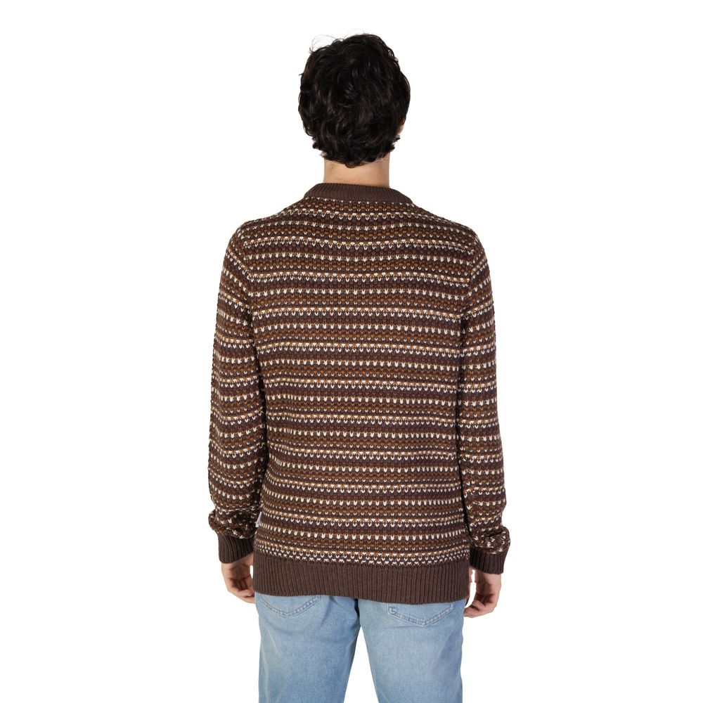 Only &amp; Sons Brown Cotton Sweater