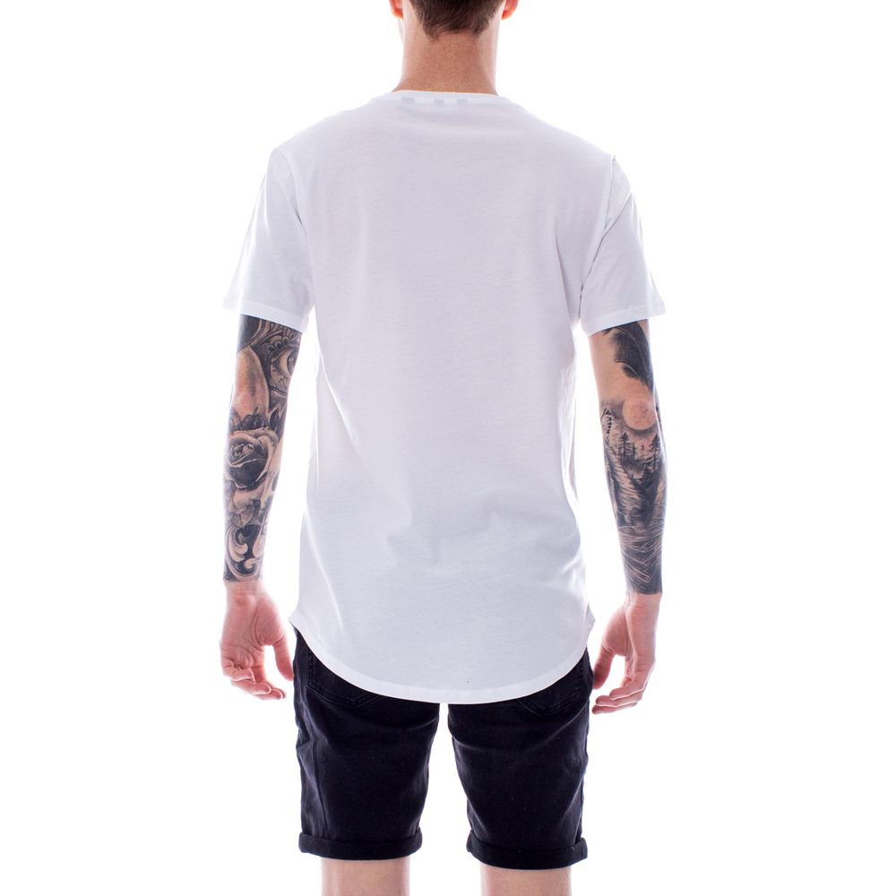 Only &amp; Sons White Cotton T-Shirt