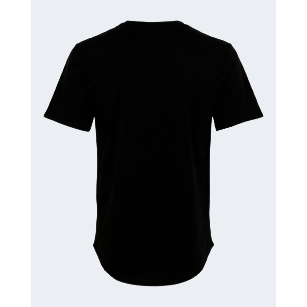 Only &amp; Sons Black Cotton T-Shirt