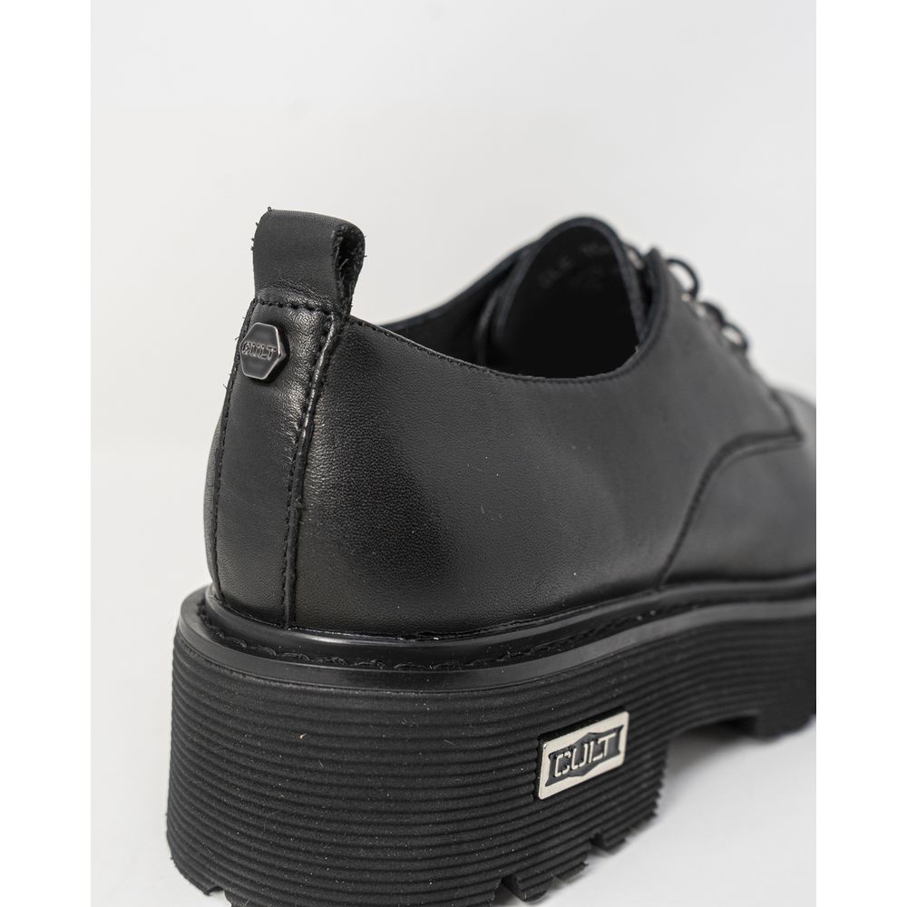 Cult Black Leather Sneaker