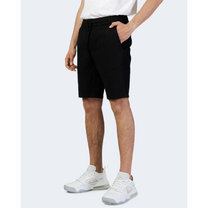 Only &amp; Sons Black Cotton Short