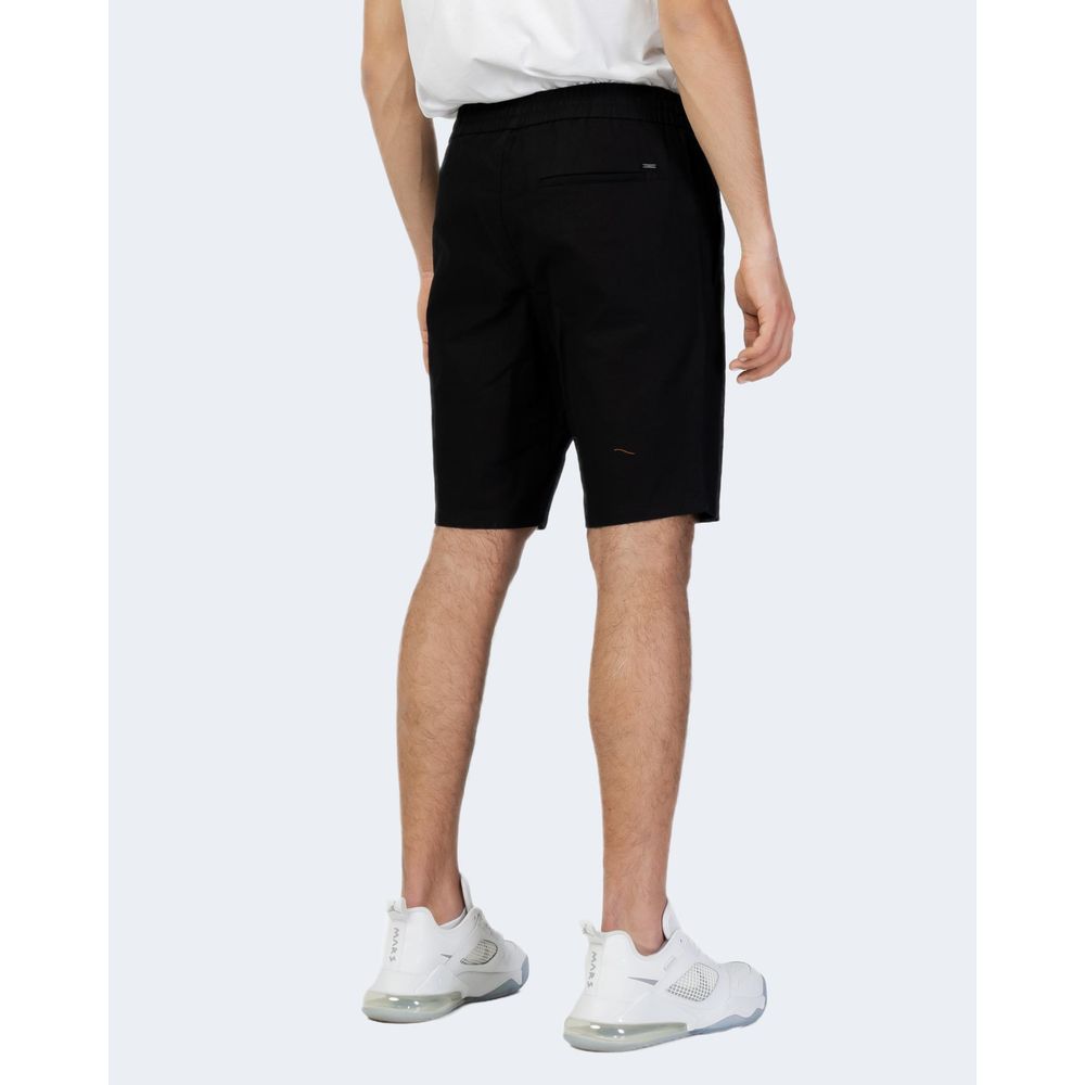 Only &amp; Sons Black Cotton Short