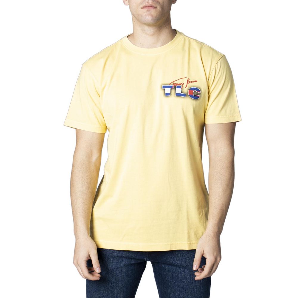 Tommy Hilfiger Jeans Yellow Cotton T-Shirt