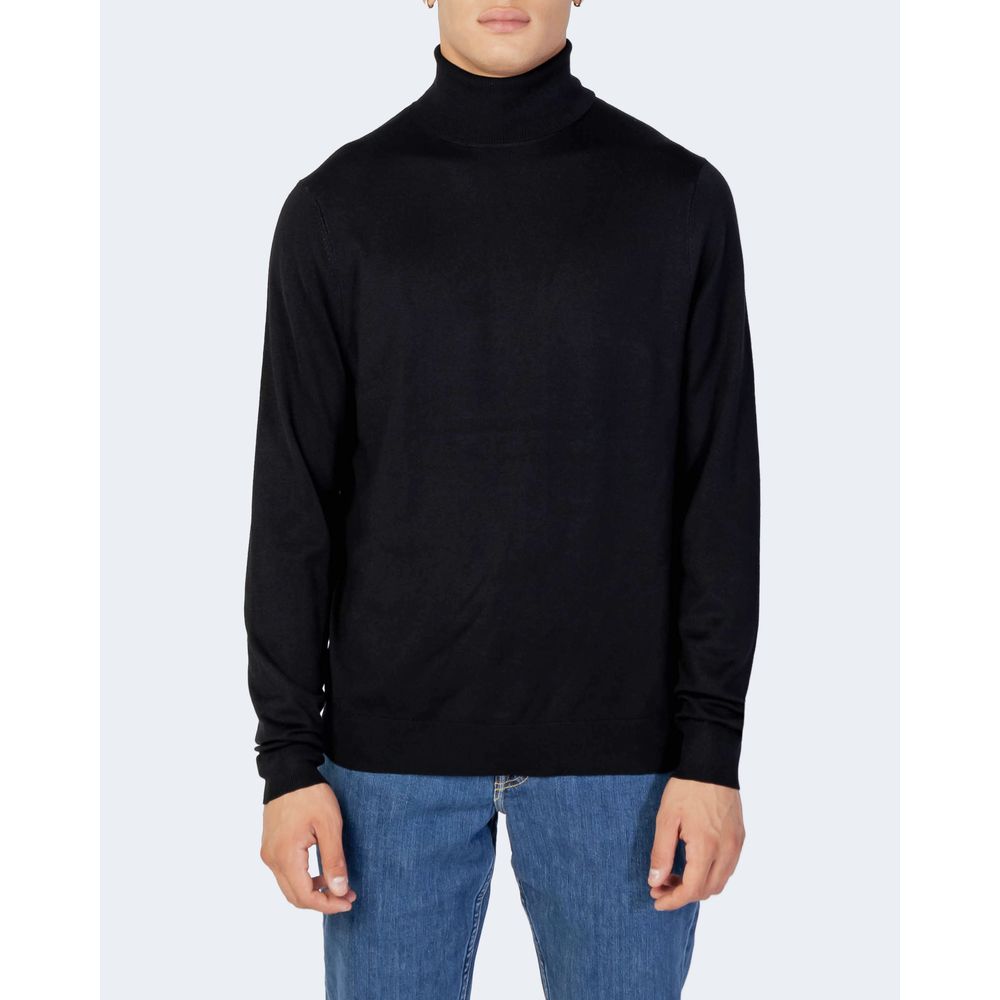 Only &amp; Sons Black Viscose Sweater