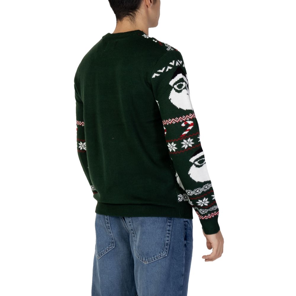 Only &amp; Sons Green Acrylic Sweater