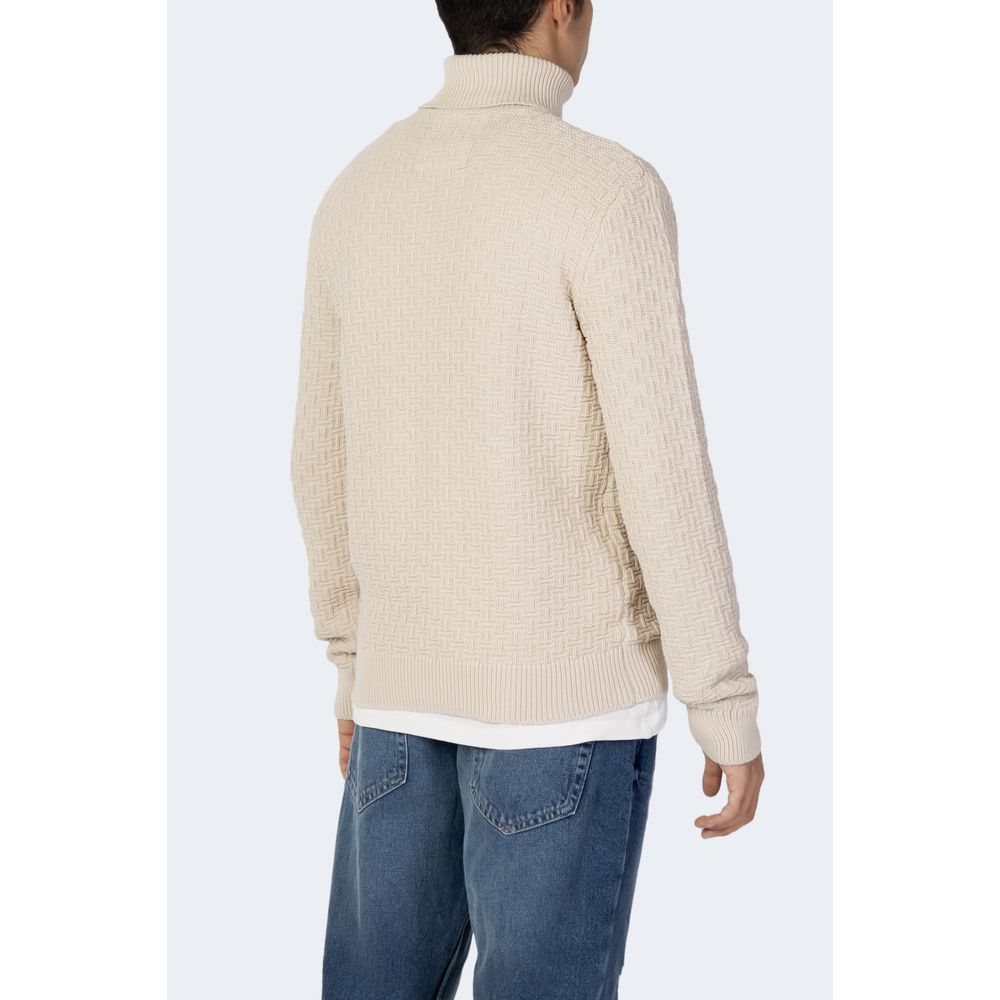 Only &amp; Sons Beige Cotton Sweater