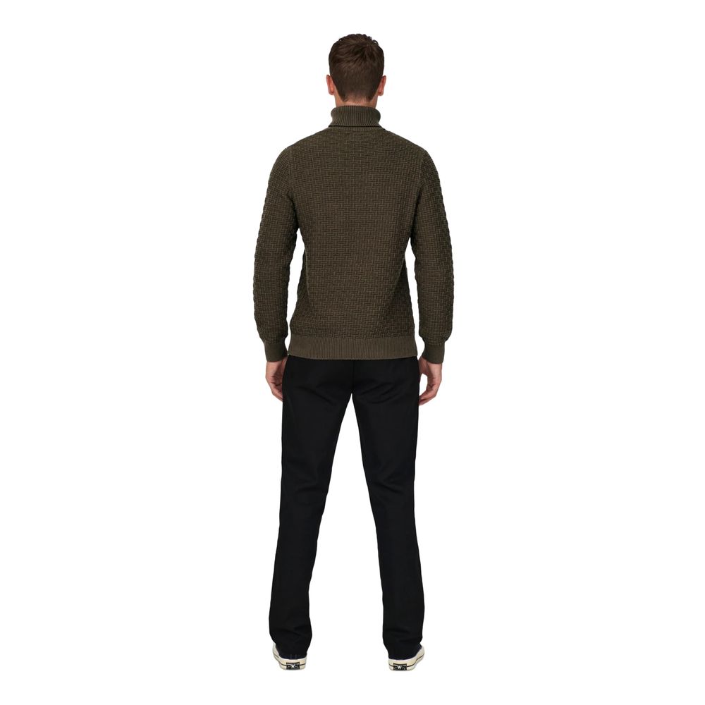 Only &amp; Sons Brown Cotton Sweater