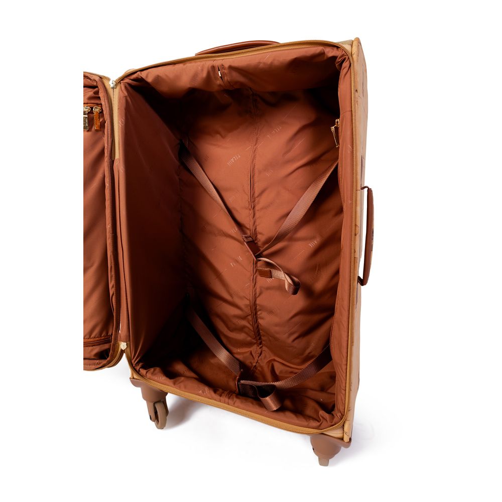 Alviero Martini Prima Classe Beige Cotton Luggage And Travel