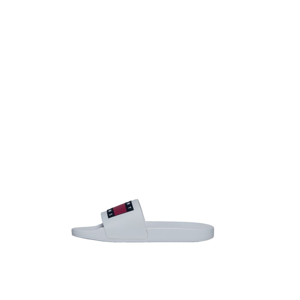 Tommy Hilfiger Jeans Cream Polyethylene Sandal