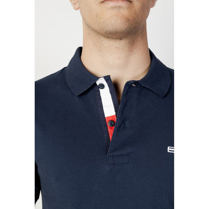 Tommy Hilfiger Jeans Blue Cotton Polo Shirt