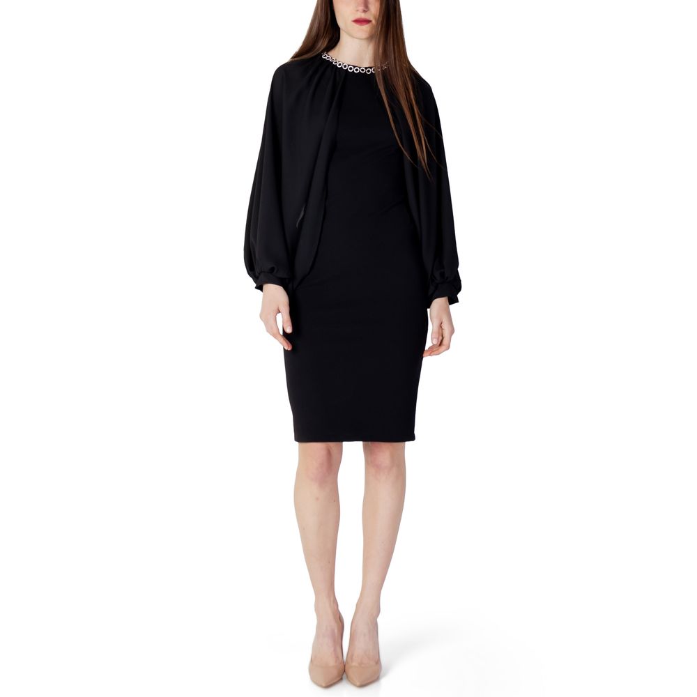 Rinascimento Black Polyester Dress