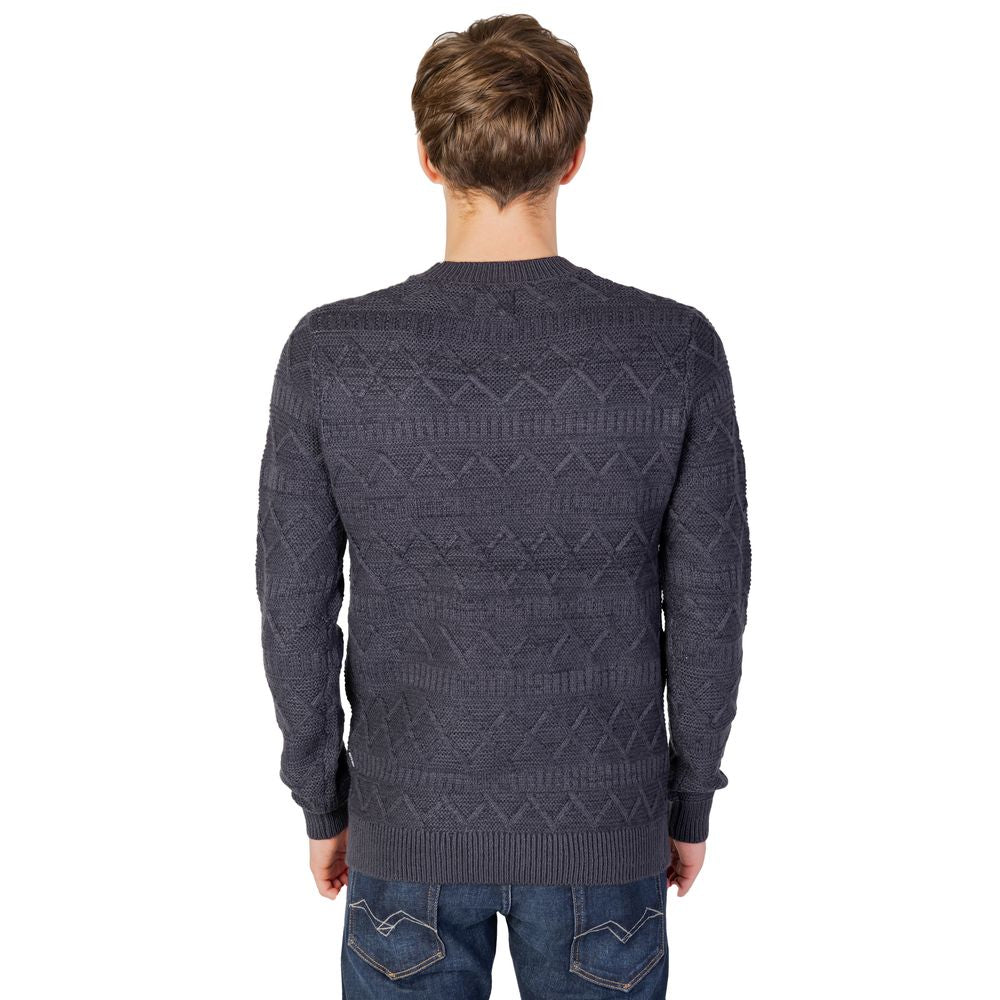 Only &amp; Sons Blue Acrylic Sweater