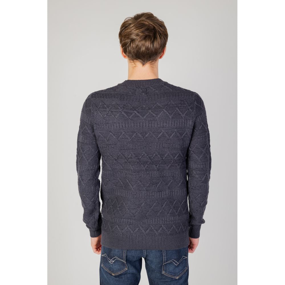 Only &amp; Sons Blue Acrylic Sweater