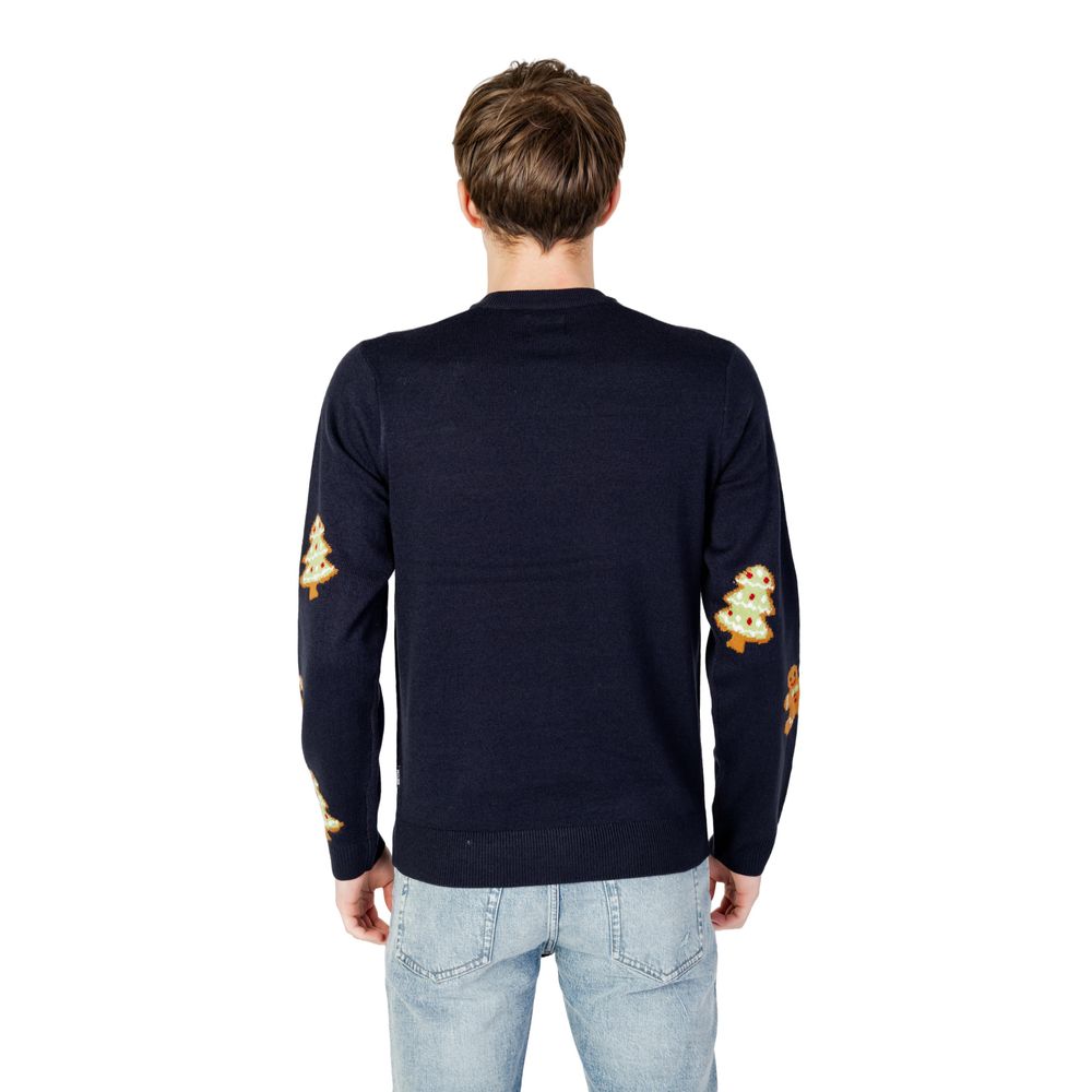 Only &amp; Sons Blue Acrylic Sweater