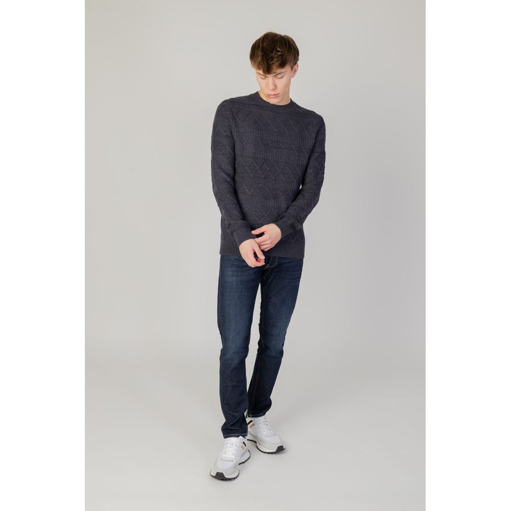 Only &amp; Sons Blue Acrylic Sweater