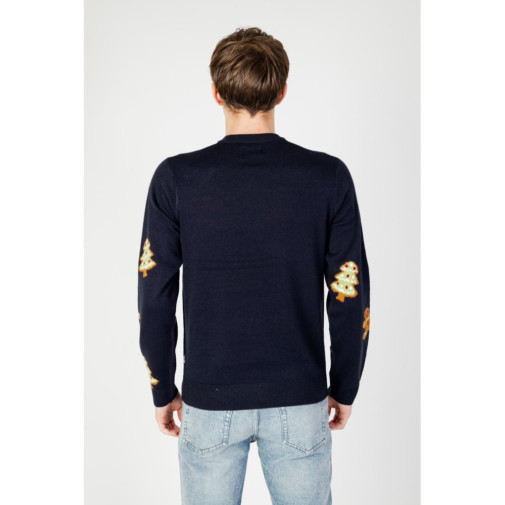 Only &amp; Sons Blue Acrylic Sweater