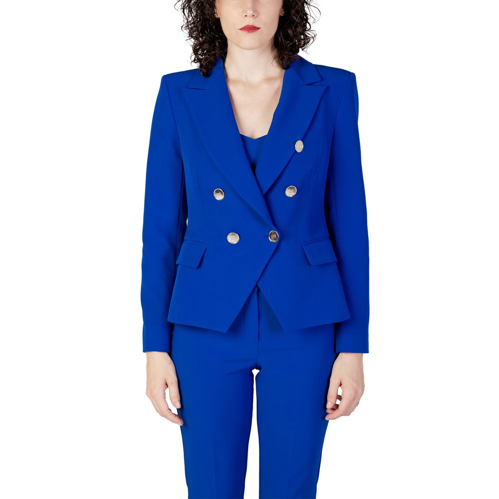 Rinascimento Blue Polyester Suits &amp; Blazer