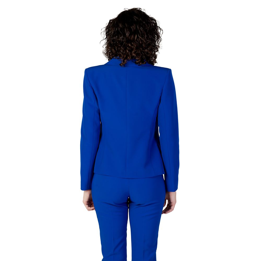 Rinascimento Blue Polyester Suits &amp; Blazer