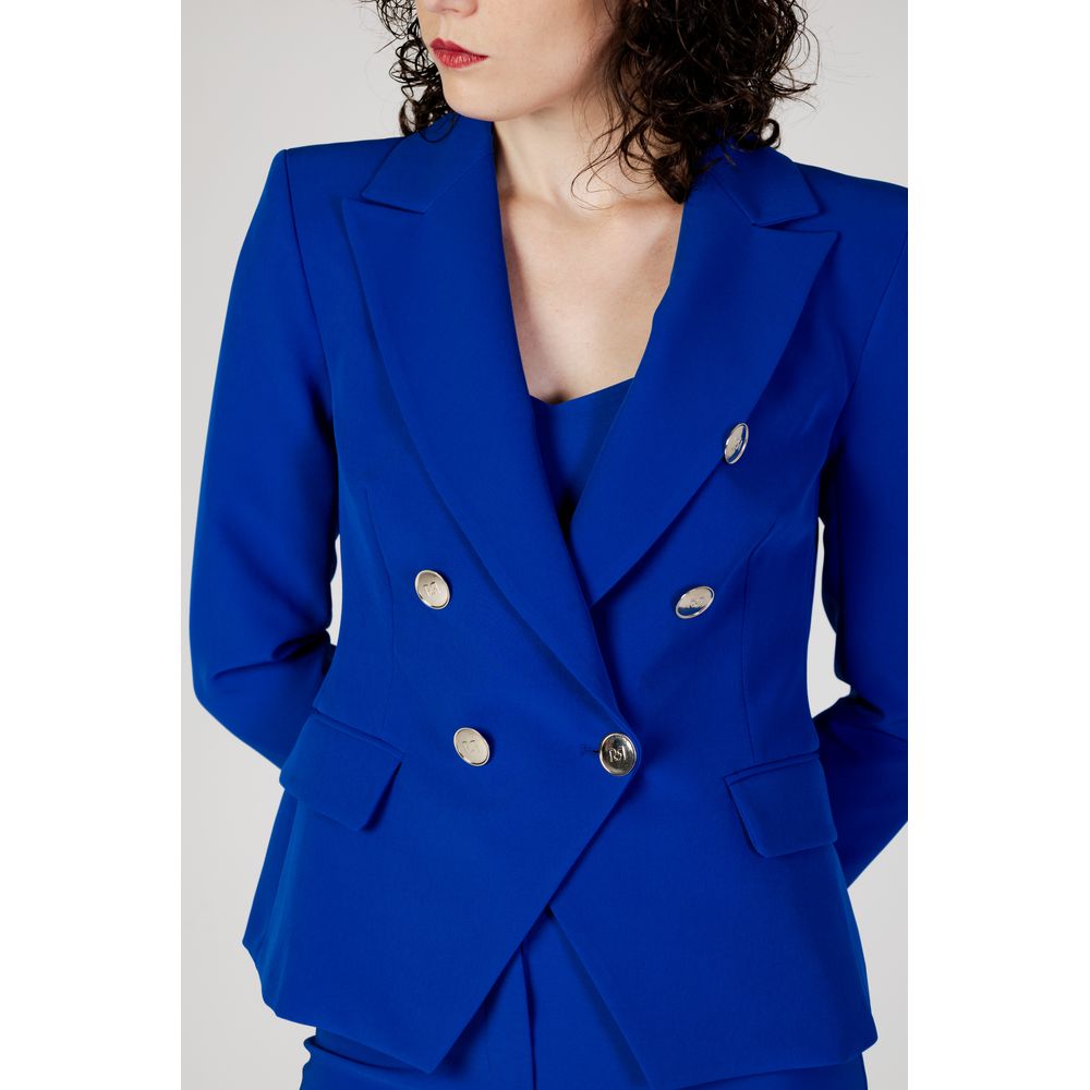 Rinascimento Blue Polyester Suits &amp; Blazer