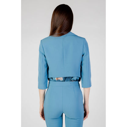 Rinascimento Turquoise Polyester Suits &amp; Blazer