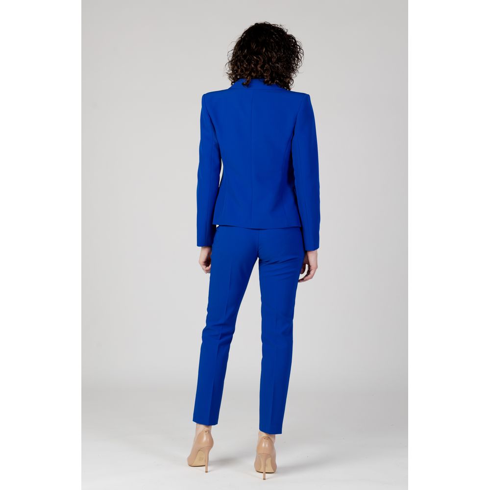 Rinascimento Blue Polyester Suits &amp; Blazer