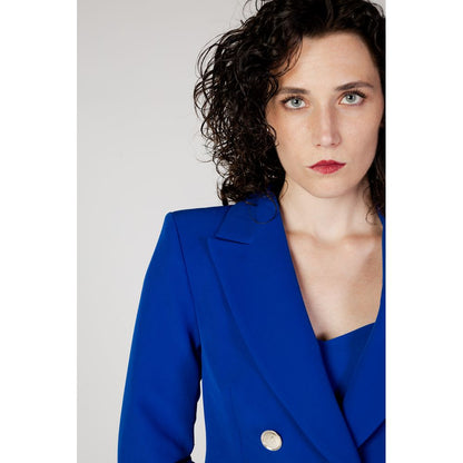 Rinascimento Blue Polyester Suits &amp; Blazer