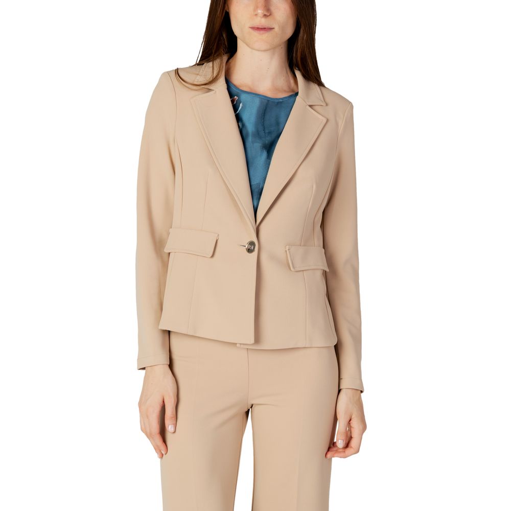 Rinascimento Beige Polyester Suits &amp; Blazer