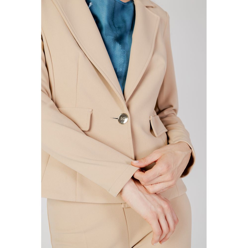 Rinascimento Beige Polyester Suits &amp; Blazer