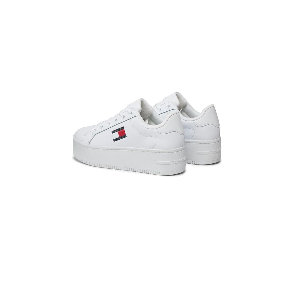 Tommy Hilfiger Jeans White Leather Sneaker