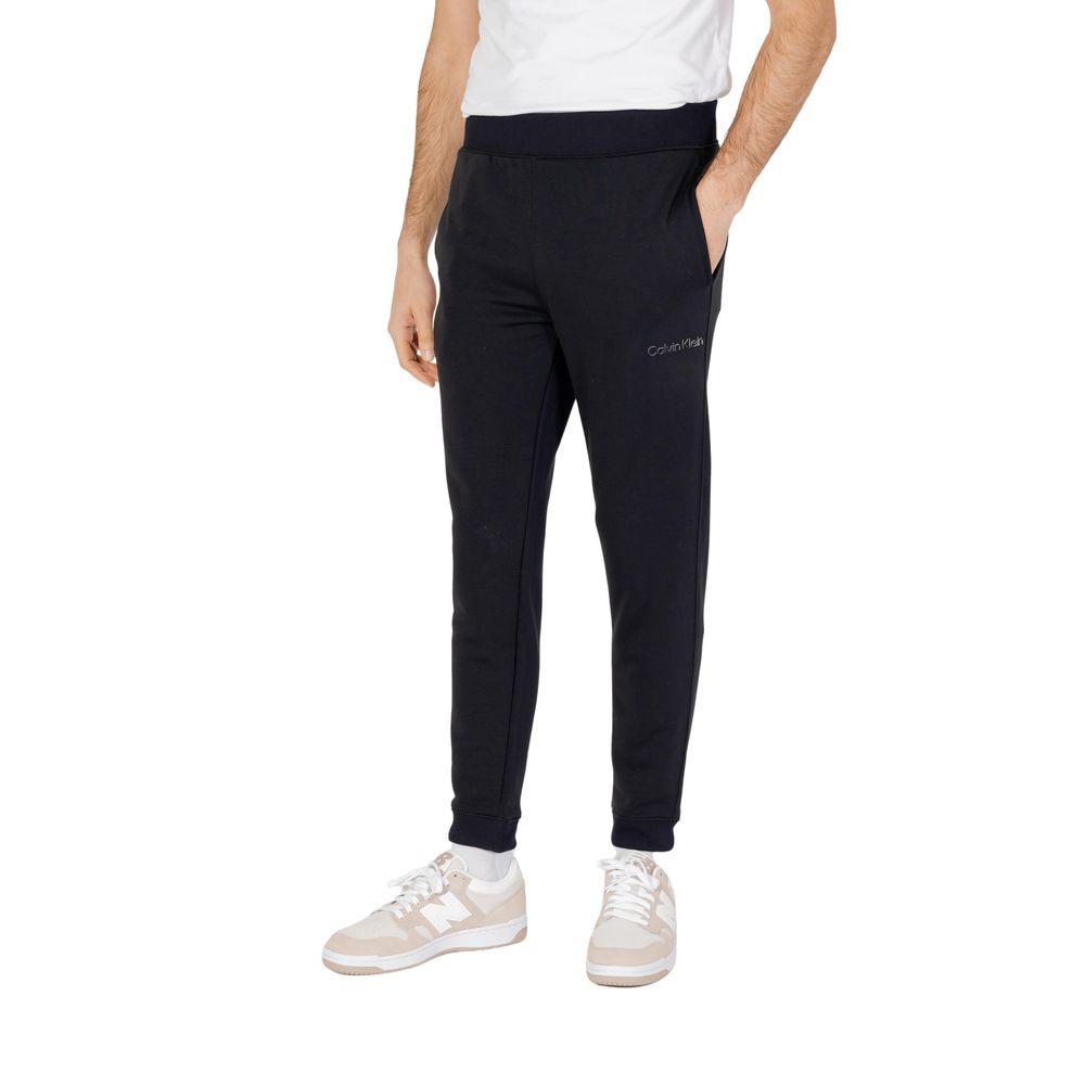 Calvin Klein Sport Black Recycled Polyester Jeans &amp; Pant