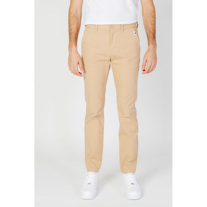 Tommy Hilfiger Jeans Beige Organic Cotton Jeans &amp; Pant