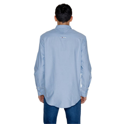 Tommy Hilfiger Jeans Blue Cotton Shirt