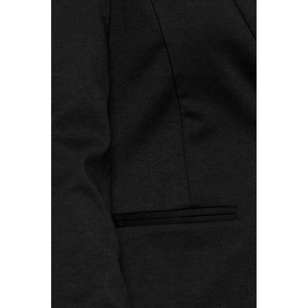 ICHI Black Polyester Suits &amp; Blazer