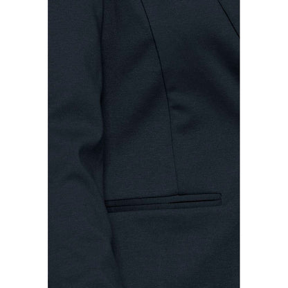 ICHI Blue Polyester Suits &amp; Blazer