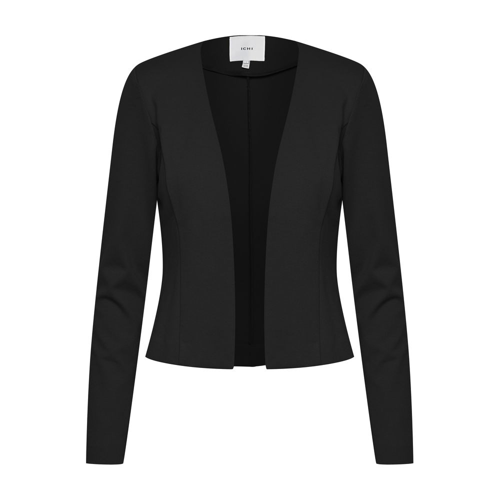 ICHI Black Polyester Suits &amp; Blazer