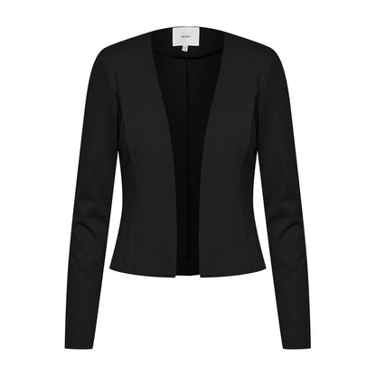 ICHI Black Polyester Suits &amp; Blazer