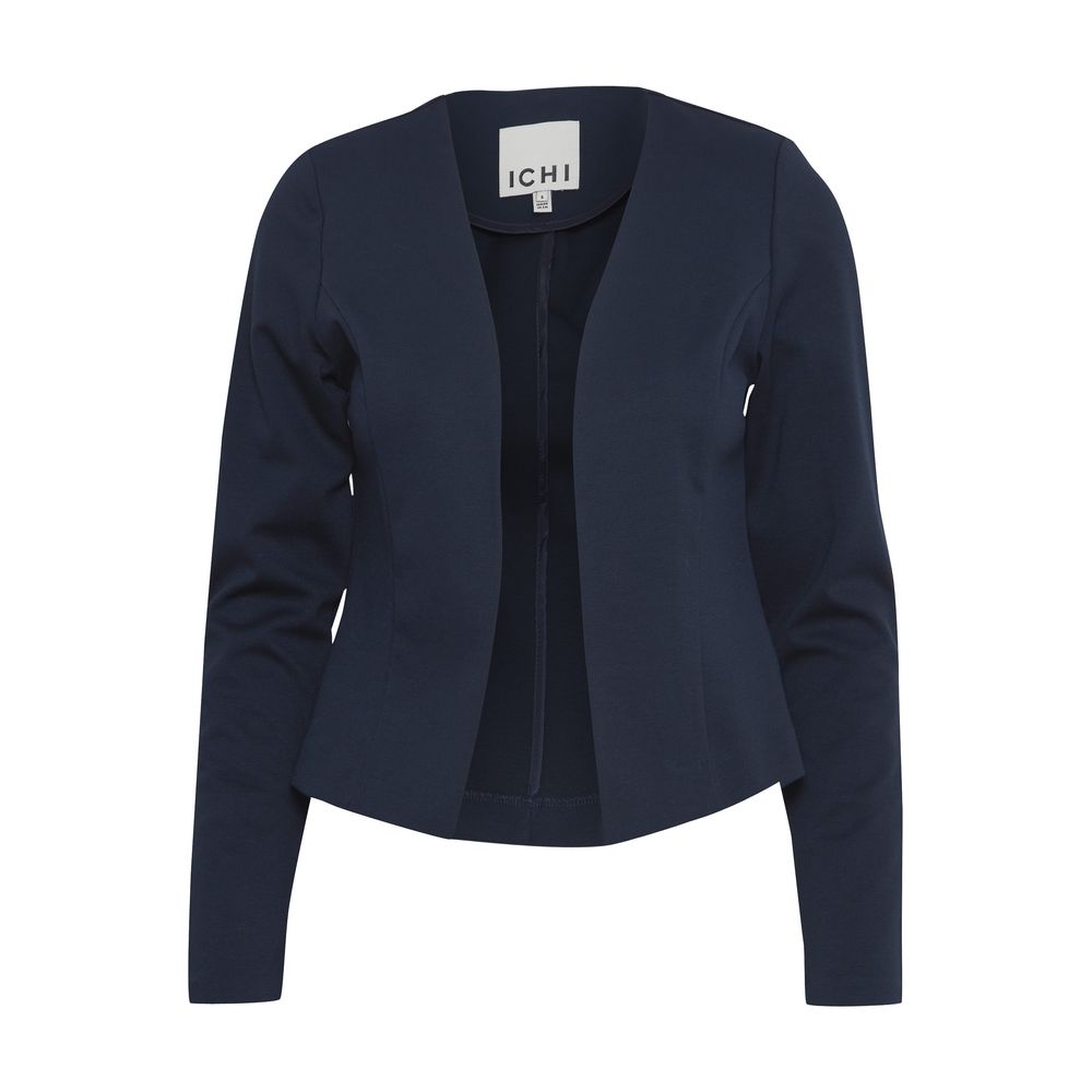 ICHI Blue Polyester Suits &amp; Blazer